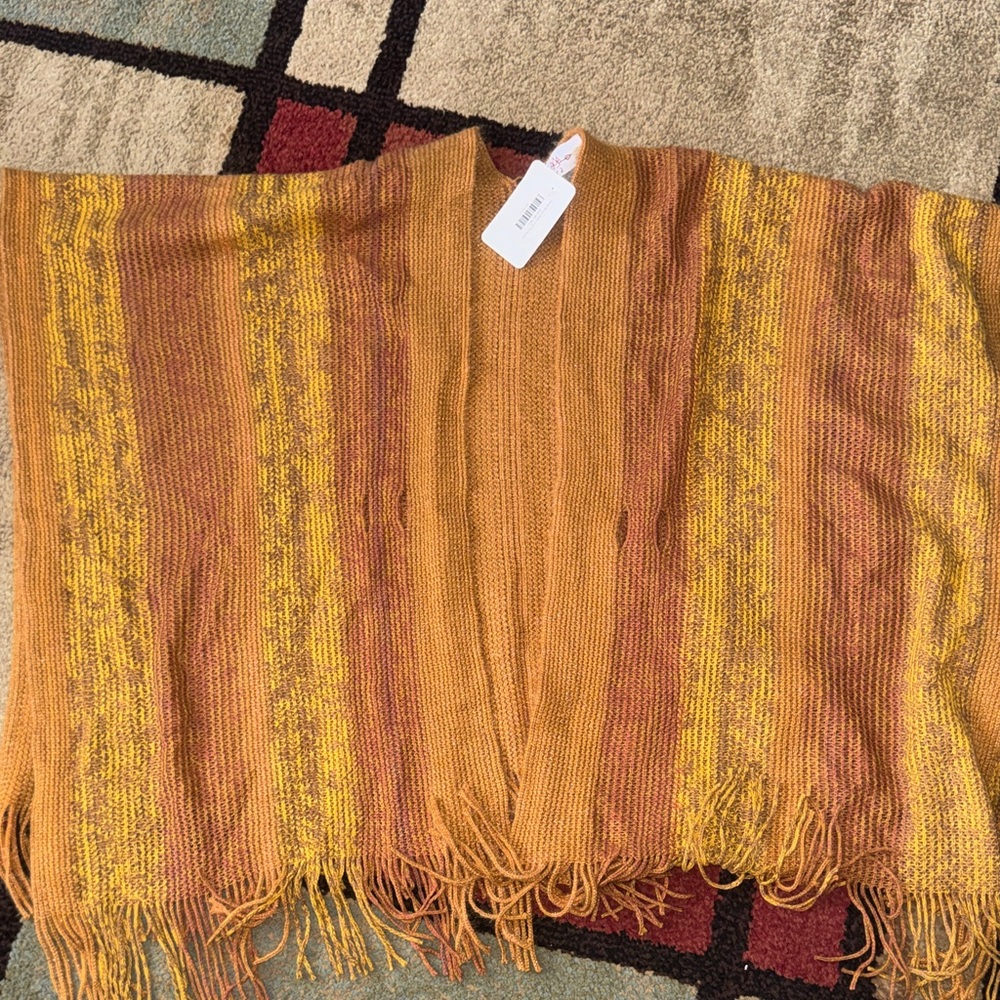 Wearable‎ sweater poncho